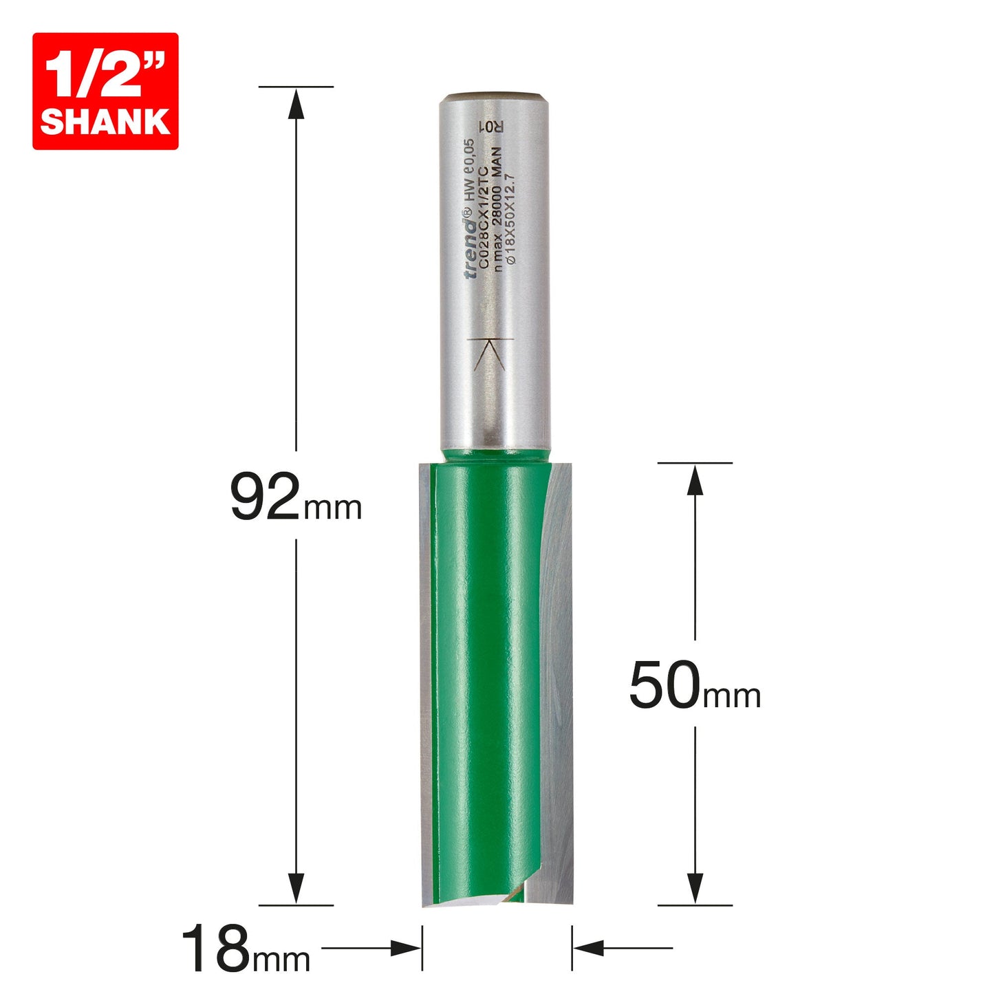 Two Flute Cutter 18mm diameter