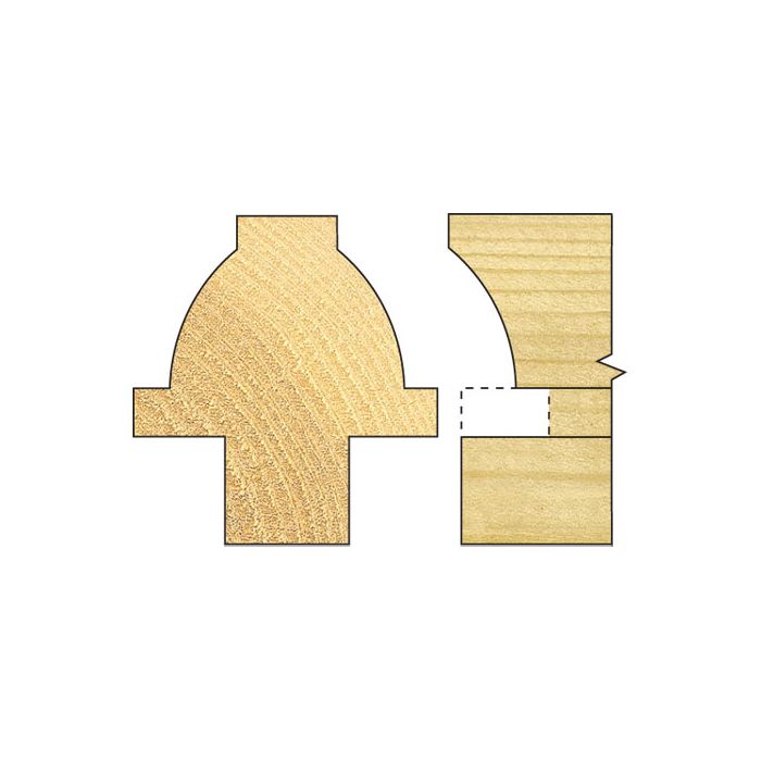Sash bar ovolo joint cutter 17mm radius