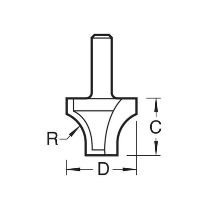 Sash bar ovolo joint cutter 10mm radius