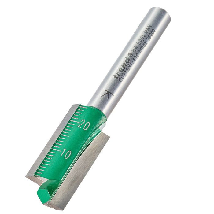 Two Flute 12.7mm Diameter x 25mm Cut Scale