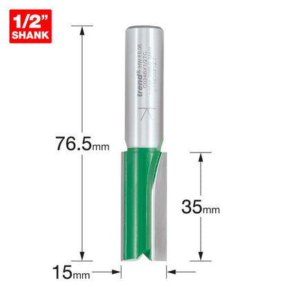 Two Flute Cutter 15mm diameter