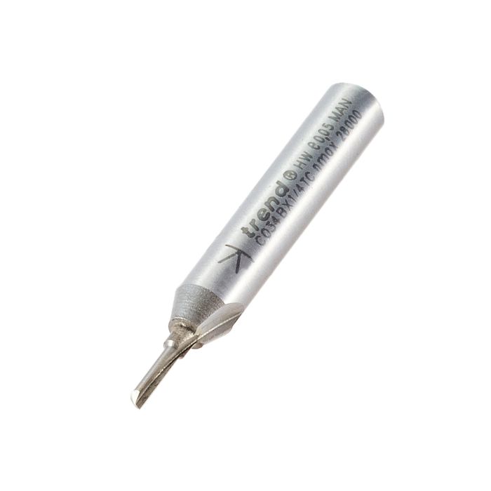 One Flute 1.5mm diameter x 6mm cut