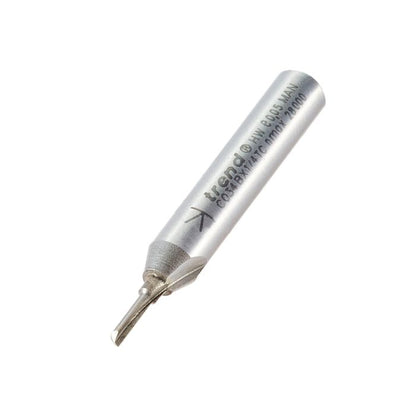 One Flute 1.5mm diameter x 6mm cut