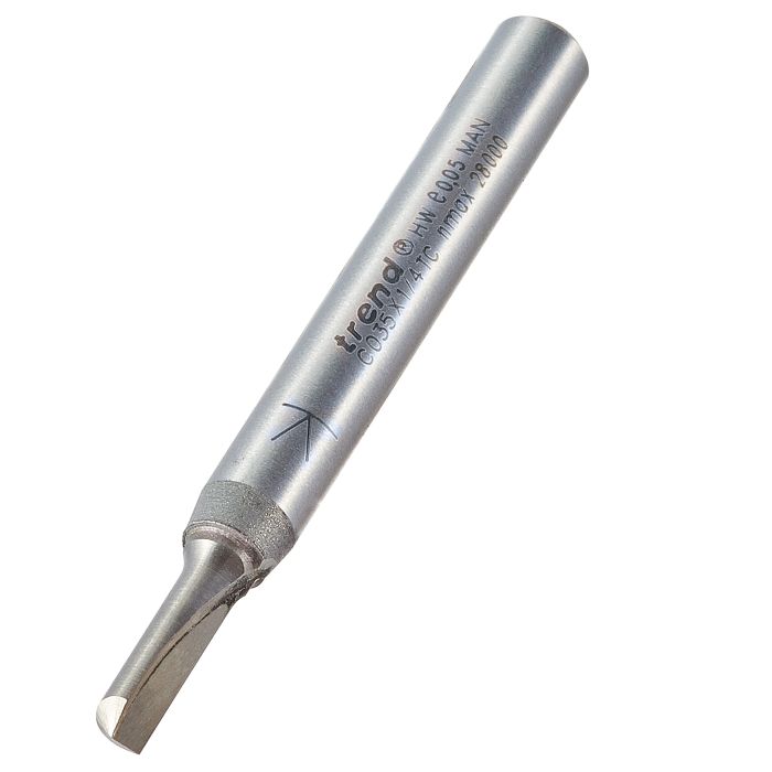 One Flute 4mm diameter x 11.1mm cut