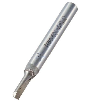 One Flute 4mm diameter x 11.1mm cut