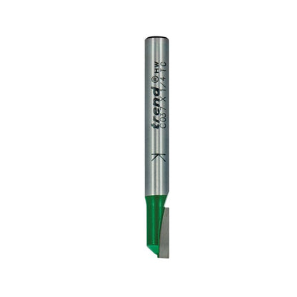 One Flute 6.3mm diameter x 12.7mm cut