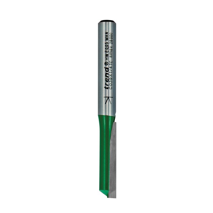 One Flute 6.3mm diameter x 25.4mm cut
