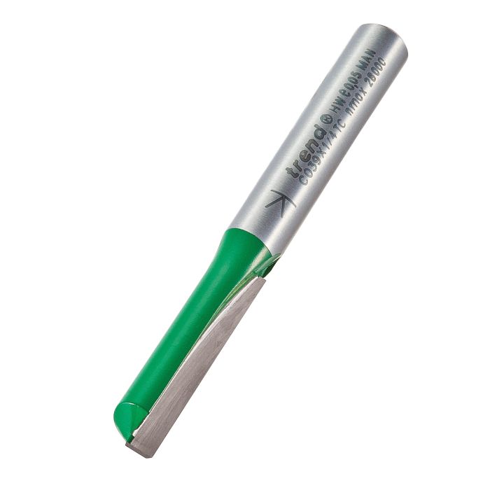 One Flute 6.3mm diameter x 25.4mm cut