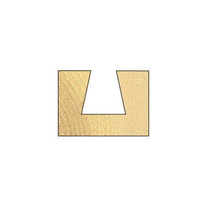Dovetail cutter angle=104 degrees x 12.7mm diameter