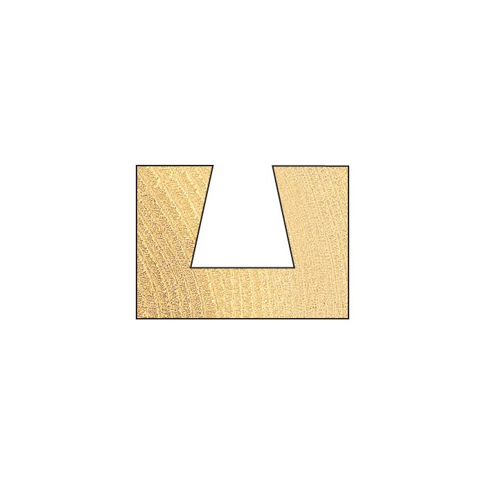 Dovetail cutter angle=104 degrees x 12.7mm diameter