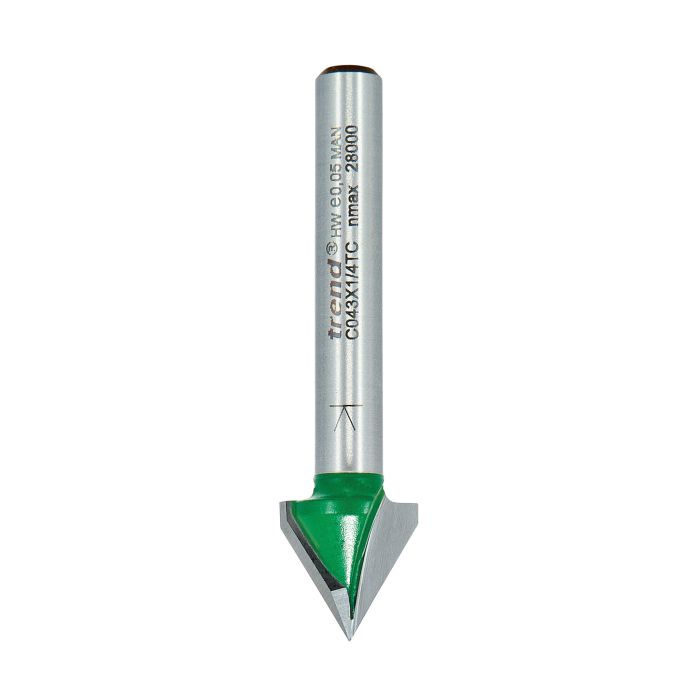 Chamfer V groove cutter angle=60 degrees