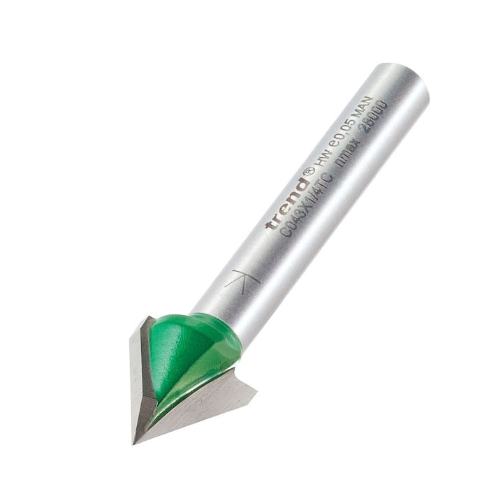 Chamfer V groove cutter angle=60 degrees