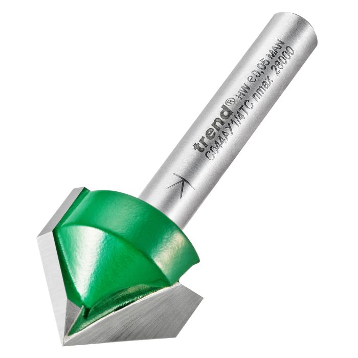 Chamfer V groove cutter angle=45 degrees