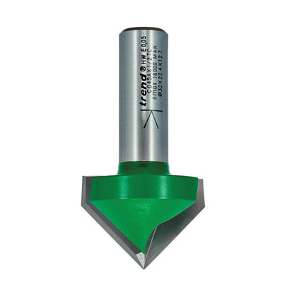 Chamfer V groove cutter angle=45 degrees