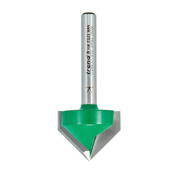 Chamfer V groove cutter angle=45 degrees
