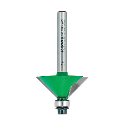 Self guided chamfer angle=45 degrees x 12.7mm Cut