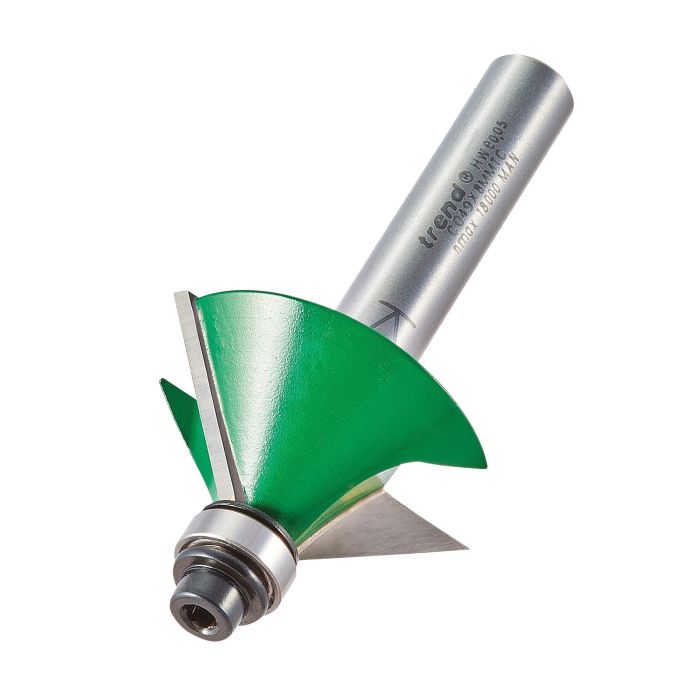 Self guided chamfer angle=45 degrees x 12.7mm Cut