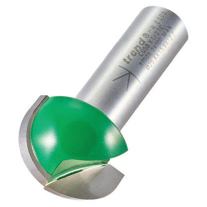 Radius 12.7mm radius x 25.4mm diameter