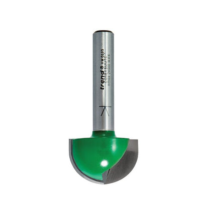 Radius 12.7mm radius x 25.4mm diameter