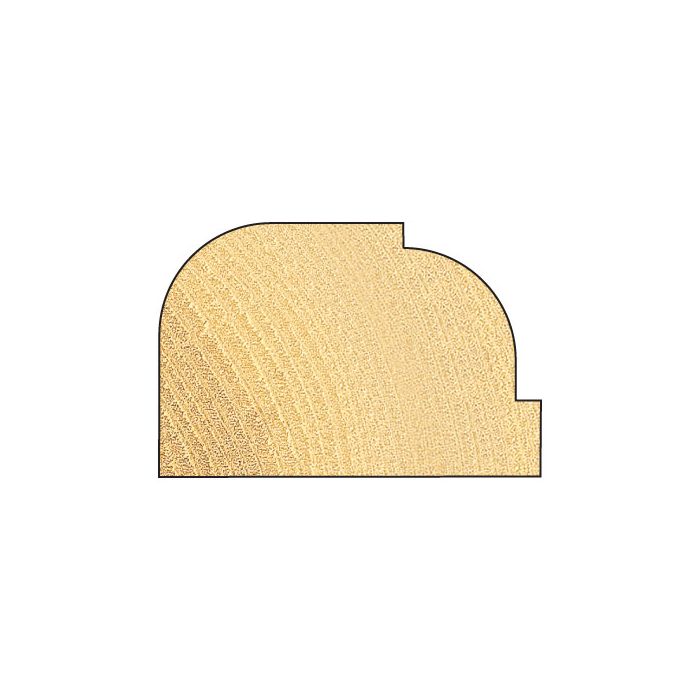 Sash bar 9.5mm radius x 25.4mm cut
