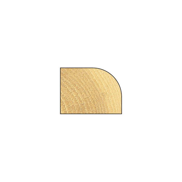 Sash bar 9.5mm radius x 25.4mm cut