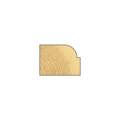 Rounding over 6.3mm radius x 12.7mm cut