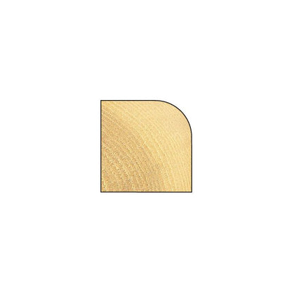 Rounding over 7.9mm radius x 12.7mm cut