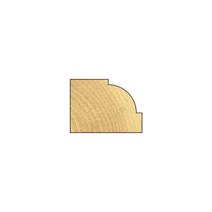 Rounding over 7.9mm radius x 12.7mm cut
