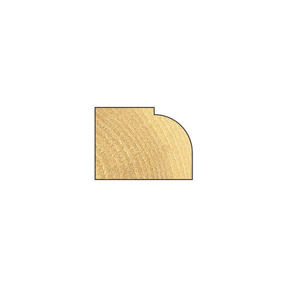 Rounding over 7.9mm radius x 12.7mm cut