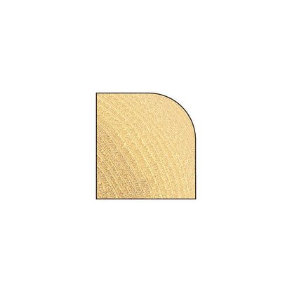 Rounding over 9.5mm radius x 15.9mm cut