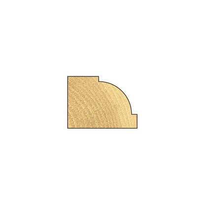 Rounding over 9.5mm radius x 15.9mm cut