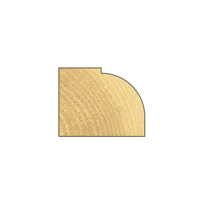 Rounding over 12.7mm radius x 19.1mm cut