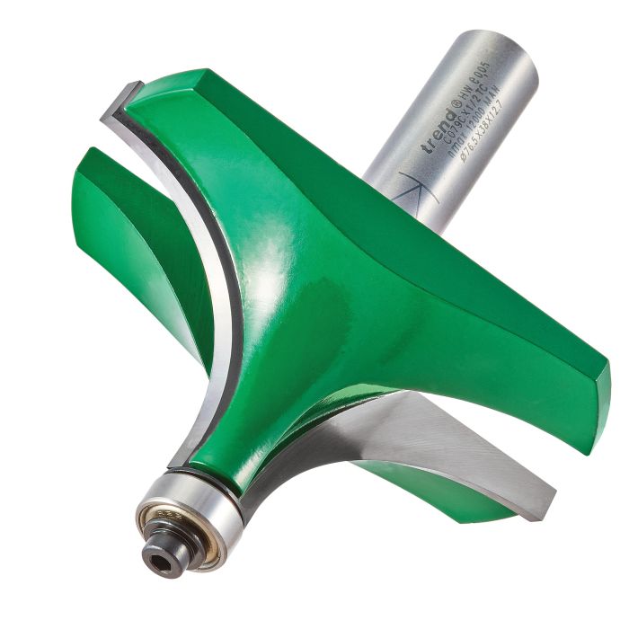 Bearing guided round over ovolo 31.8mm radius
