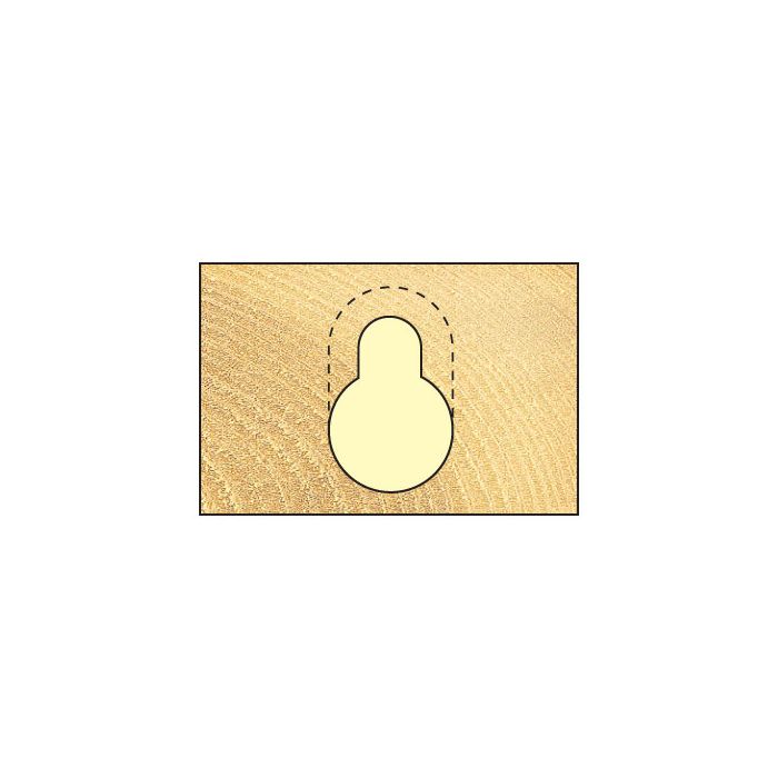 Keyhole 9.5mm diameter