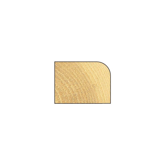 Rounding over 4.8mm radius x 12.7mm cut