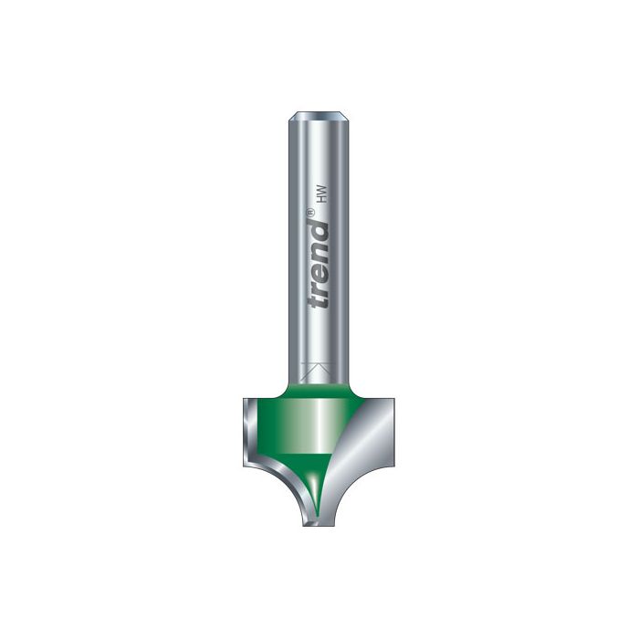 Rounding over 6.3mm radius x 15.9mm cut