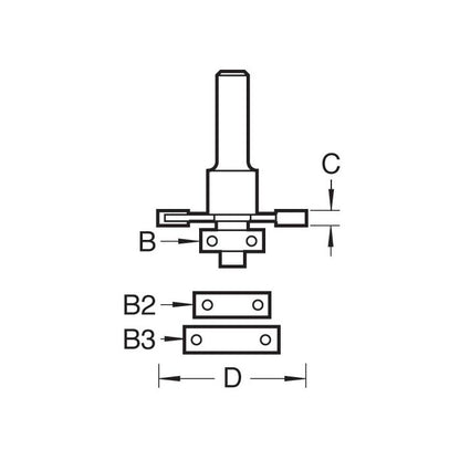 Biscuit jointer set