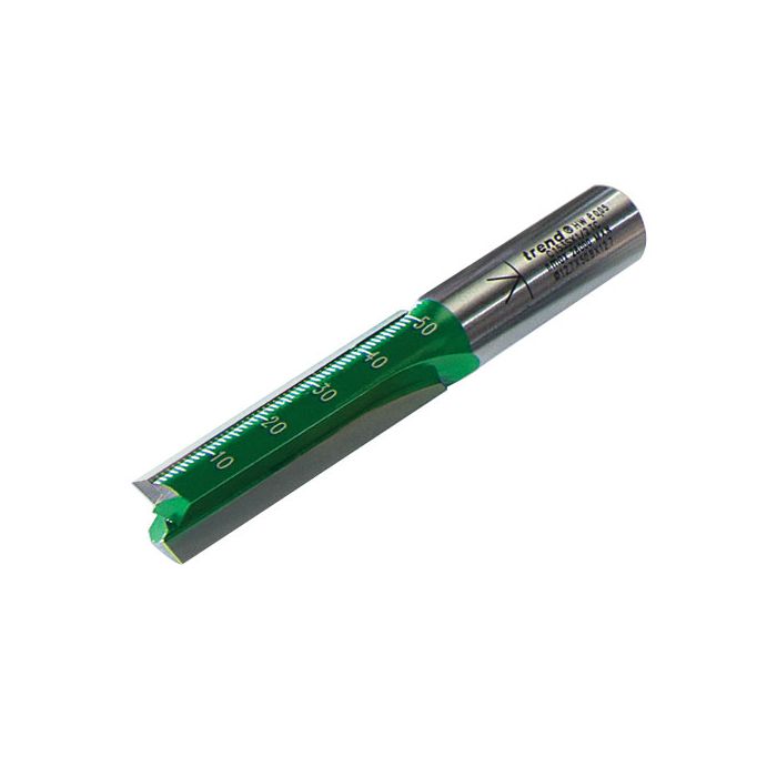 Two Flute 12.7mm diameter x 50mm Cut Scale
