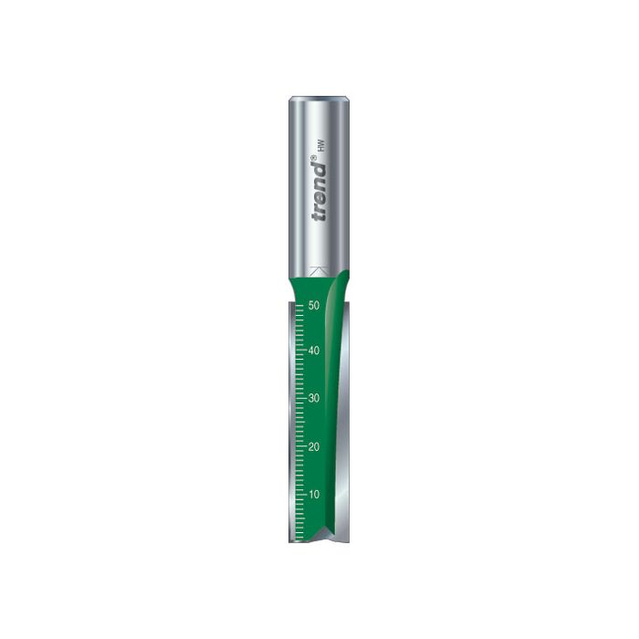 Two Flute 12.7mm diameter x 50mm Cut Scale