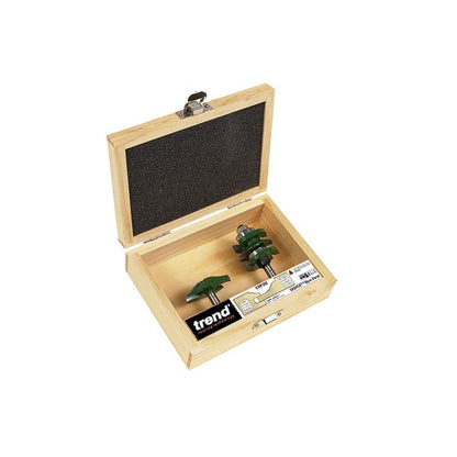 Panel door set ogee