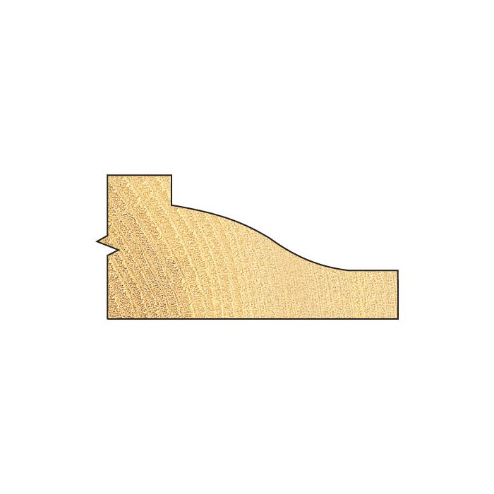Bearing guided ogee panel 17.5mm radius