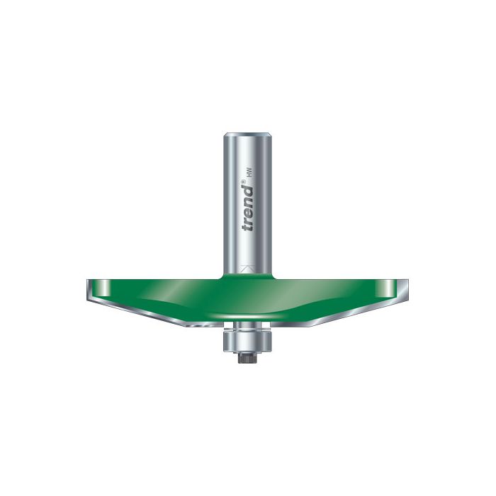 Bearing guided bevel panel raiser 15 degrees