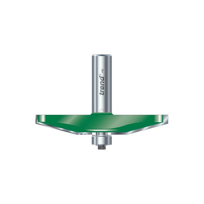 Bearing guided bevel panel raiser 15 degrees
