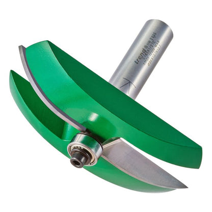 Bearing guided 40mm radius panel raiser