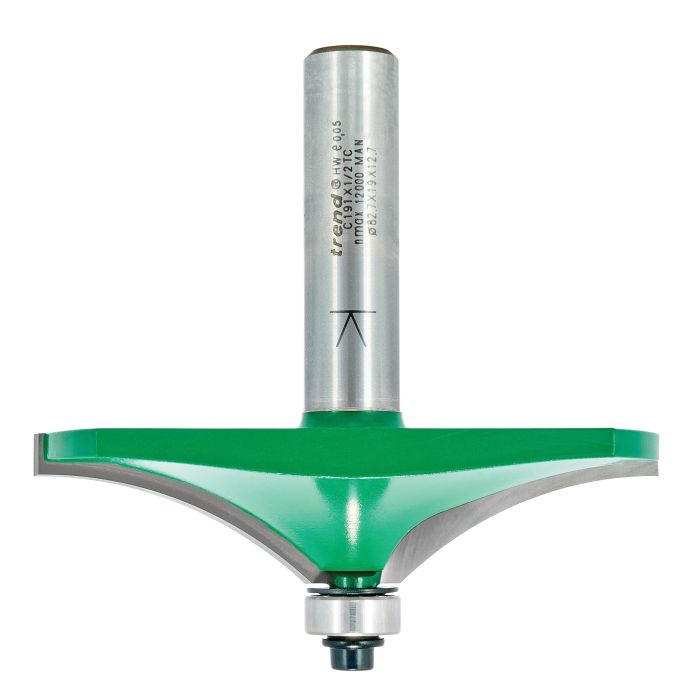 Bearing guided hand rail 51mm radius