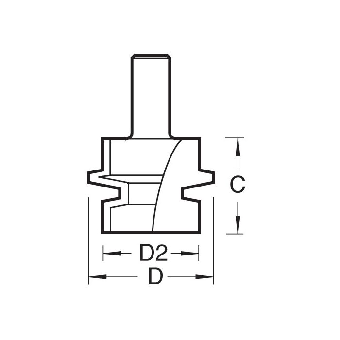 Offset Tongue and groover