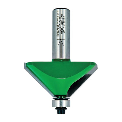 Bearing guided chamfer angle=45 degrees