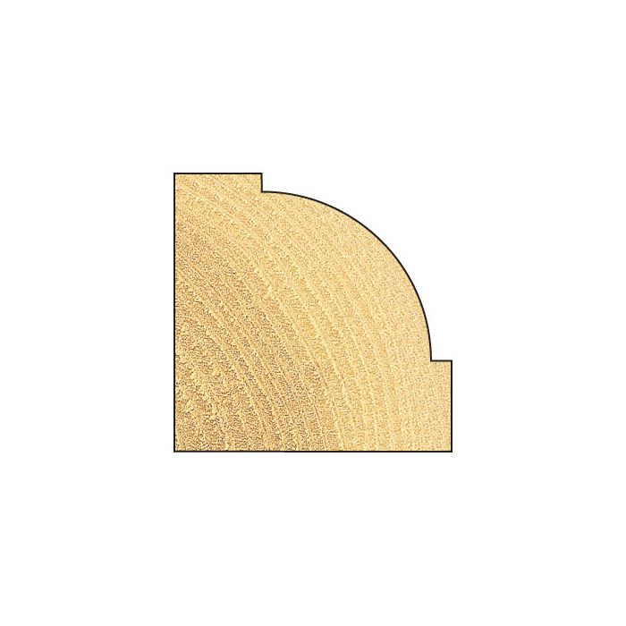Bearing guided round over ovolo 16mm radius