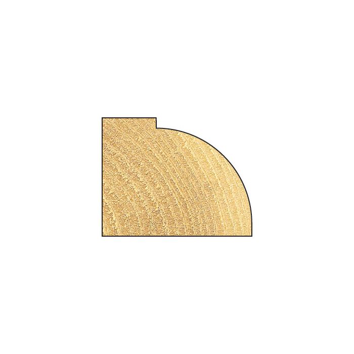 Bearing guided round over ovolo 31.8mm radius