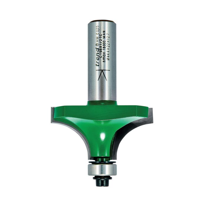 Bearing guided round over ovolo 16mm radius
